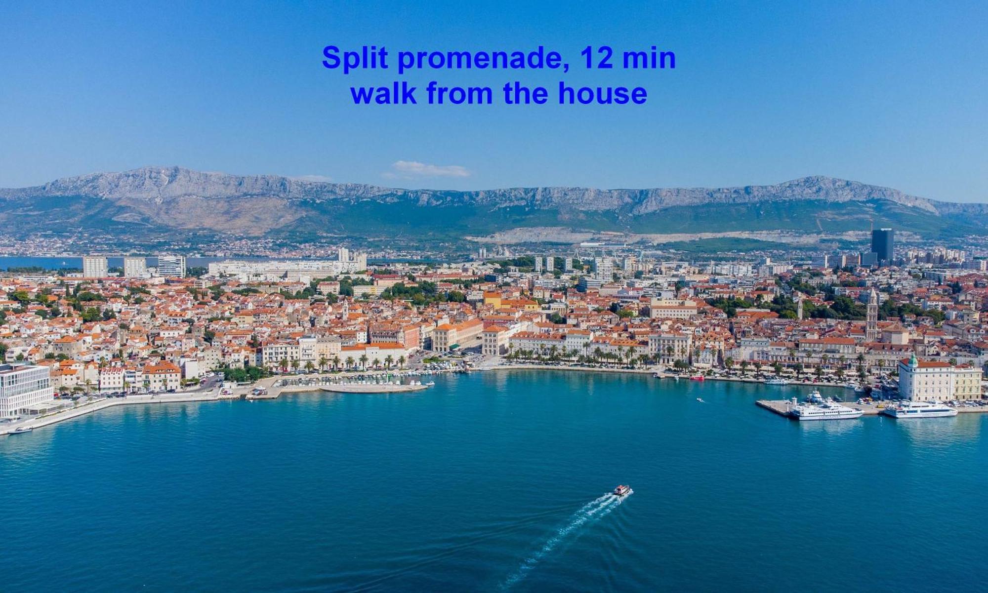 Villa Violeta With The Sea View, 3 Min Walk To The Beach Split Kültér fotó