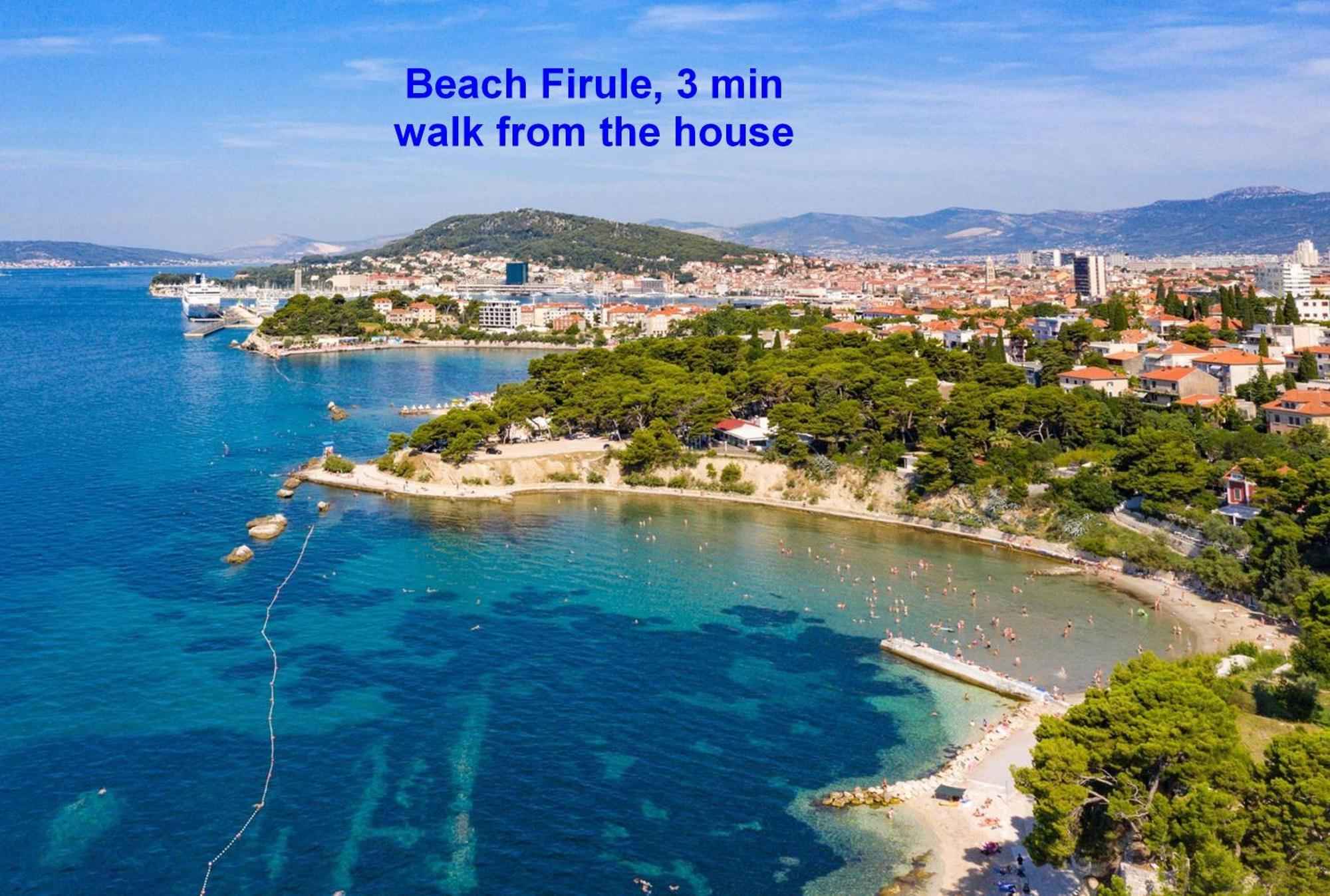 Villa Violeta With The Sea View, 3 Min Walk To The Beach Split Kültér fotó